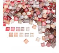 EffiFish DIY for mosaic for tile Kit 200g 1x1cm Glass for Art Projects(F) | 200g mixed colors, 1x1cm precision , real glass material, ideal for diy art, vibrant finish