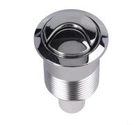 EffiFish Dual Flush Cistern Push Button ，Chrome Plated Toilet Tank Replacement Part For Siamp Skipper 45 Model 34455009