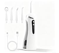 EffiFish Electric Water Flosser 300ml Tank Deep Clean Gums(White) | Compact lightweight body, for ideal for travel, office use, for home care, quiet motor operation