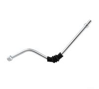 EffiFish Espresso Machine Steam Arm Upgrade Kit for Gaggia Brera Titanium - Single Hole Steam Nozzle with Rubber Sleeve for Barista Maintenance 17cm(1 Hole)