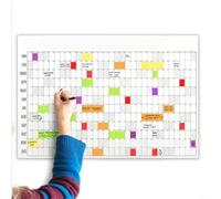 EffiFish Extra Large 2026 Dry-Erase Wall Calendar, 4ft x 3ft With Colour-Coded Labels for Home Office Planning(Khaki)