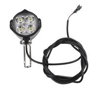 EffiFish For Bafang For BBS01 Headlight,CAN Protocol E-Bike Lamp,36V 48V Front Light,SM 2 Pin Connector,Electric Bike Night Riding, Drive Motor Lighting,ABS PC Headlamp,Replacement Front Lamp