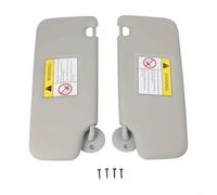 EffiFish For Chevrolet Interior Sun Visor Set ,Left Right Side Gray Plastic Replacement Parts P95327509 P95327507 For Chevy For Sonic 2012-2020 Spark 2013-2016 Car Sunshade