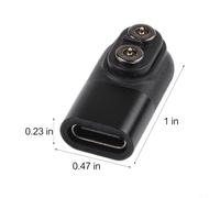 EffiFish for durable Metal USB C Charger for LEDLENSER Work Lights for(Black)