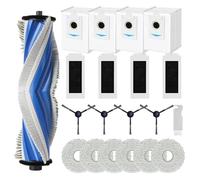 EffiFish For Ecovacs T30S Pro Robot Vacuum Kit with Side Brush Filter Mop Cloth Dust Bag Easy And Quick To Use Main Brush Cleaning Set