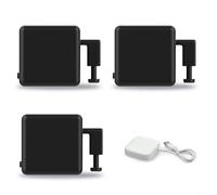 EffiFish for For Smart Wireless Button Pusher Switch Controller,App and Voice Control Compatible with for For Smart Hub(black+HUB)