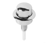 EffiFish For Siamp For Optima 49 Single Flush Toilet Push Button Replacement, Chrome Finish Bathroom Water Tank Control Fitting(A)
