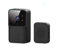 EffiFish for TUYA Smart Video Doorbell with HD Wireless Camera, PIR Motion Detection & Two-Way Audio for Secure Home Entry Monitoring System White(White)