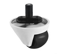 EffiFish Front Caster Wheel Replacement for Roborock for Qrevo Curv/CurvX/Edge & for Saros 10 Series Robot Vacuum Cleaner Parts(White)