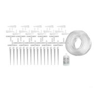 EffiFish Garden Drip Irrigation Kit Potted Plant Watering System With Regulating Valve Greenhouse Water Hose Equipment Multiple Size Options(E)