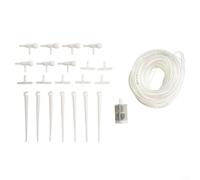 EffiFish Garden Drip Irrigation Kit Potted Plant Watering System With Regulating Valve Greenhouse Water Hose Equipment Multiple Size Options(C)