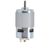 EffiFish General Purpose DC Motor, 895 Model High-Torque Variant, 100W, 12-24V, 5 mm Shaft, Double Ball Bearing, Low-Noise, 48 mm Diameter, for Bench Drills(775 Single Ball Bearing)