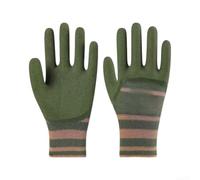 EffiFish Heavy Duty Rubber Gloves Anti-Slip Garden Safety(1pairs) | Thorn- for proof barrier, rubber coating, anti-slip grip, protects hands from roses and cactus