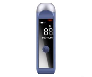 EffiFish High-Precision Air-Blowing Detector with Voice, 1mg/100ml Resolution, Quick Response Breath Tester for Social Use, Blue