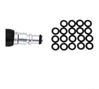 EffiFish High Pressure Washer O Ring Seals Kit for Karcher for YILI, Rubber Gaskets for Quick Connect Fittings and Pipes Repair (10/20 Pack)(B)