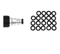 EffiFish High Pressure Washer O Ring Seals Kit for Karcher for YILI, Rubber Gaskets for Quick Connect Fittings and Pipes Repair (10/20 Pack)(A)