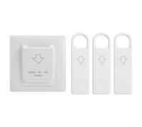 EffiFish Hotel Card Power Switch 40A 86 Type, Energy Saving Switch With Magnetic Card Insert Design For Apartment Building Office