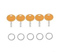 EffiFish Ignition Keys for for Cadet & for Troy-Bilt Riding Mowers, Replacement Part 925-2054A 725-2054A 625-05000, Plastic Spare Key Set with Rings Easy And Quick To Use(Set3-13.8)