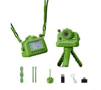 EffiFish Kids Digital Camera with Printer 3 Inch Touchscreen WiFi for INSTANT Thermal Photo Portable for Boys Girls Red(Green)