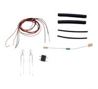 EffiFish LED Flame Flicker Kit, Flickering Light Burning House 3Mm Fire Flickering Fire Kit Red For Roof Truss Or Apartment