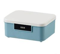 EffiFish Lockable Medicine Box 9L with Combination Lock, Leak-Proof Plastic Storage for Home Office School, Secure Organization for Medications(Blue)
