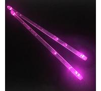 EffiFish Luminous Drum 5A Pair Glow in Dark Polymer Night Stage Performance Blue(pink purple)