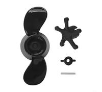 EffiFish Marine Boat Outboard Engine Propeller ，Carbon Steel Electric Trolling Motor Parts 18Lb 26Lb 30Lb 40Lb 48Lb Black 2-3 Blade(18lb)