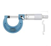 EffiFish Mechanical Outside Micrometer 0-25mm Stainless Steel Body Carbide Anvils 0.01mm For External Diameter Measurement(B)