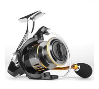 EffiFish Metal Fishing Reel With 10Kg Drag And Smooth Casting Full Alloy Spool Design For Big Game Angling Spring Loaded Bite (GW2000)