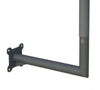 EffiFish Metal Wall Mount Bracket for Router, Adjustable Long Holder Stand for V2 for SATELLITE Accessories, Space Saving Grey Rack 20x10x10cm