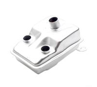 EffiFish Metallic for Ground Drill Muffler Silver Noise Control Metallic(central hole)