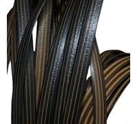 EffiFish PE Rattan Weaving Strips 30m x 8mm for Wicker Furniture Repair, Plastic Willow for DIY Patio Chair Sofa Basket Restoring(Coffee brown)