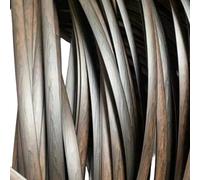 EffiFish PE Rattan Weaving Strips 30m x 8mm for Wicker Furniture Repair, Plastic Willow for DIY Patio Chair Sofa Basket Restoring(brown)