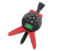 EffiFish Pipe Center Finder For 1.5-6 Inch Pipes, Adjustable for dial Bubble Protractor With Safety Punch, Rose Pink Aluminum Y-Shape Tool