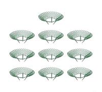 EffiFish Plant Strawberry Support Stand Garden Plants Rack For Strawberries Tomatoes Peppers Space Saving Growing Tray With 3 Sturdy Feet(Green S 10pcs)