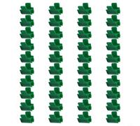 EffiFish Plastic Pipe Clamps Plant Stakes Greenhouse Garden Netting Hoop Clips Tool Plants Support Shade Insect Net Fasteners 40PCS(8mm)