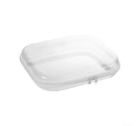 EffiFish Portable Hard Disk Storage Case - Clear Hard Shell Zipper Bag for Tech Accessories & Charging Cables - Protective Gadget Pouch 20x12x5cm(25 * 20 * 6cm-Medium)
