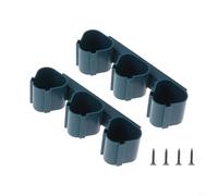 EffiFish Professional Battery Dock Mount Storage Rack,Wall Mounted Holder Station For Bosch 10.8V 12V Power Tool Batteries(Blue)