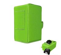 EffiFish Protective Storage Case for Xbox for Series X Console - Water Resistant Green Cover with Hanging Loop & Accessory Pockets 15.5x30cm