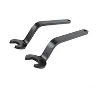 EffiFish RA1152 Offset Wrench Set For For Bosch Router Bit Changes, Curved Design Prevents Slipping, Black Steel, 2-Piece Kit For 1617 1619