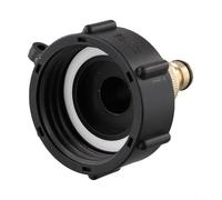 EffiFish Rainwater IBC Adapter 3/4in Tap S60x6 Coarse Thread Fit 1000L Container Tank Drum Garden Irrigation(brass connector)