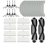 EffiFish Replacement Kit for Vactidy For Nimble T7 T8 Robot Vacuum Cleaner with Main Brush Side Brushes Filters and Mop Cloths Easy And Quick To Use