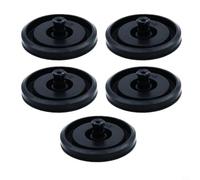 EffiFish Replacement Toilet Fill Valve Seal Compatible with For Fluidmaster 83143 242 400 747 Rubber Stop Leaks Quick Home Repair Black(five)
