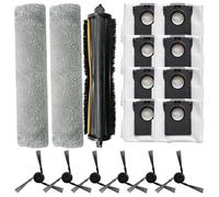 EffiFish Robot Vacuum Cleaner Replacement Accessories Kit Side Brushes Mop Cloth Dust Bags Compatible For Mova Z5 Z5 Pro Z50 Ultra (B)
