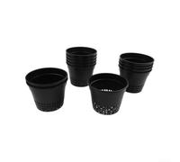 EffiFish Set of 12 Large Net Pots 15x11.2cm Plastic Mesh Cup for Hydroponics Kratky Method Orchid Growing Aquaponics Bucket Setup