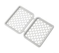 EffiFish Silicone Dishwasher Basket Nipple Cleaning Storage For Small Items Kitchen Cleaning Storage Box Baby Bottle Parts Organiser White 18X18cm
