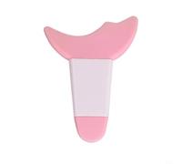 EffiFish Silicone Eyelash Guard Tool with Built-in Brush for Precise Liner and Shadow, Smudge Blocker for Beginners Eye Makeup, Pink(Pink)