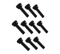 EffiFish Silicone Rubber Feet for Gas Stove Grates 10-Pack Heat Resistant | 10-pack silicone feet, heat resistant up to 200C, prevents grate movement, easy install, black finish