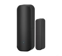 EffiFish Smart Door Window Sensor ,For Zigbee Compatible Remote Control Security Alarm System With App Voice Control Family Sharing Function(Black)