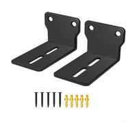 EffiFish Sound Bar TV Mount Adjustable Extension Plates for VESA Brackets Secure Holder Up to 6.8kg Black